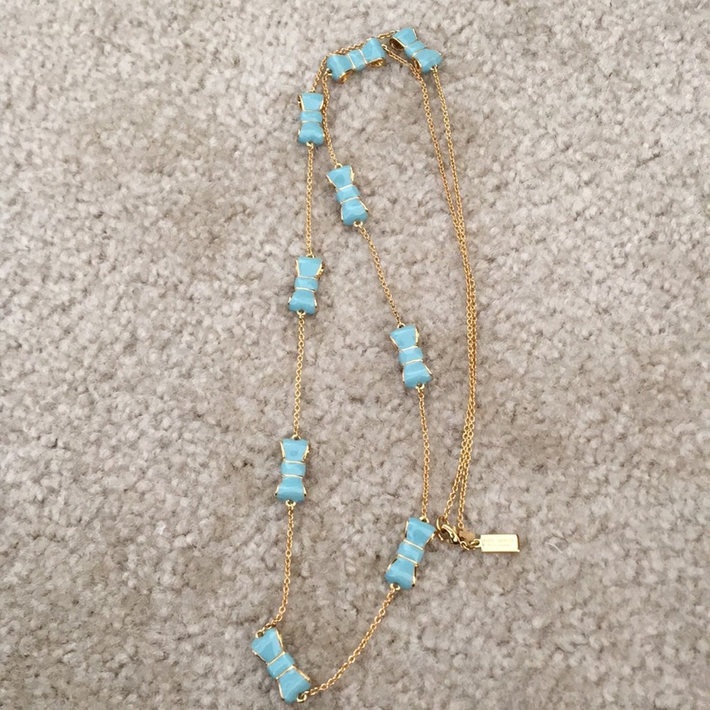 Kate Spade Enamel Bow Necklace